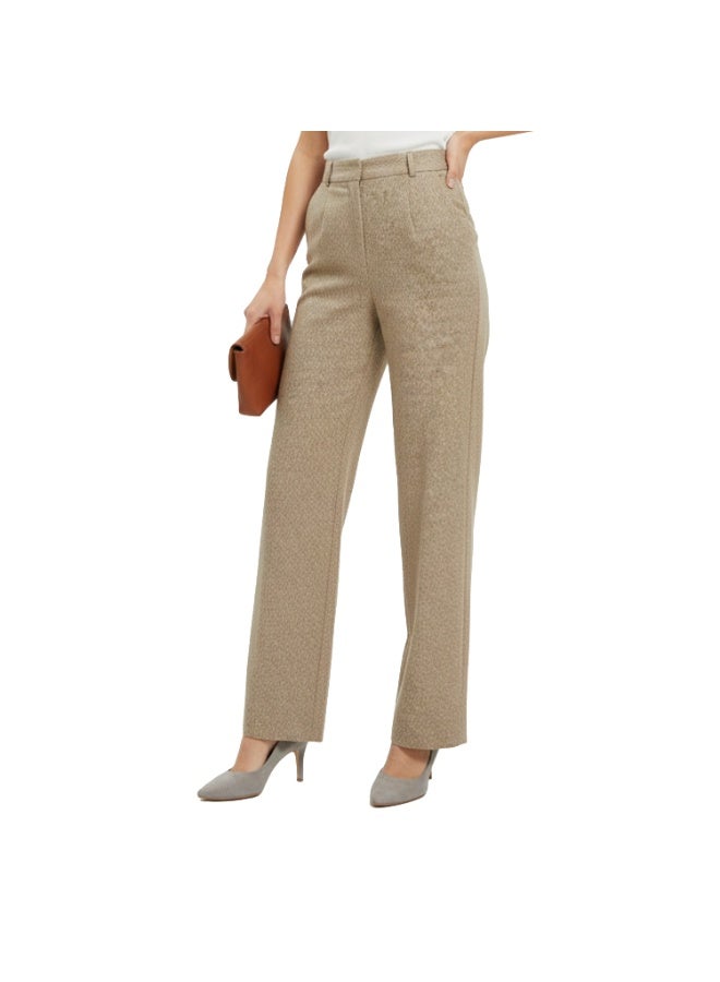 Smoky Egypt Wide Leg Gabardine Pants - Beige - Image 3